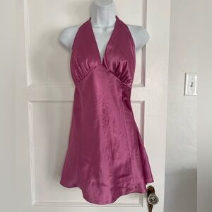 Y2K Vintage Frederick’s of Hollywood halter slip dress